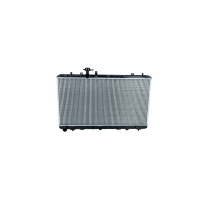 Abbildung von NRF 53581 Kühler, Motorkühlung Aluminium 718 375 16 Kühlrippen gelötet SUZUKI: SX4 I Schrägheck