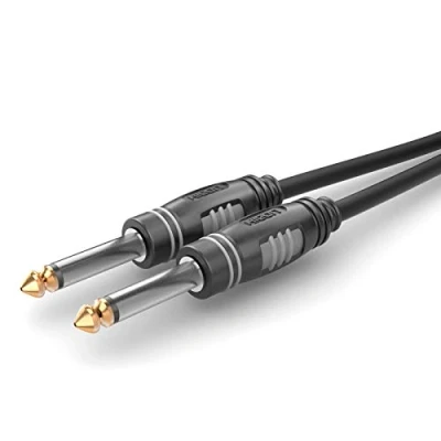 Abbildung von Sommer cable Hicon HBA 6M 0150 Klinken Anschlusskabel [1x Klinke 6,3mm (Mono) 1x Stecker (Mono)] 1,50m schwarz
