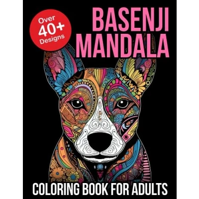 Abbildung von Basenji Mandala Coloring Book For Adults: Gifts Owner Lover
