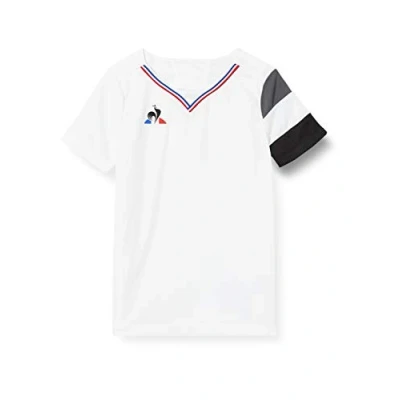 Abbildung von Le Coq Sportif Kinder N5 Maillot Match Premium Ss Enfant Unterhemd, New Optical White, 6A