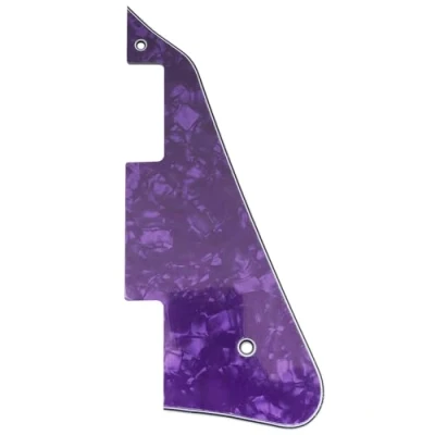 Abbildung von Musiclily LP Gitarre Schlagbrett für USA Les Paul Modern Style E Gitarre,4 lagig Purple Pearl