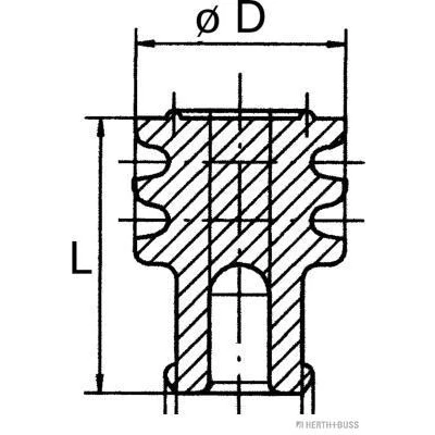 Abbildung von HERTH+BUSS ELPARTS 50282043 Dicht / Schutzstopfen