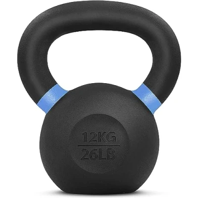 Abbildung von Yes4All SD7M Pulverbeschichtetes Kettlebell aus Gusseisen, 12 kg