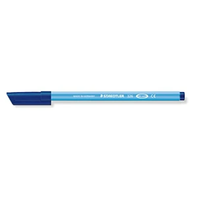 Abbildung von STAEDTLER 326 30 Fasermaler Noris Club, circa 1.0 mm, auswaschbar, 10 Stück im Kartonetui, lichtblau