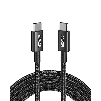 Abbildung von Anker USB C Kabel, 100W Ladekabel C, auf Kabel 3m lang für iPhone 16 15 Serie Samsung Galaxy S24 S23 S22 MacBook Pro Air iPad Pixel Switch LG und mehr