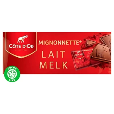 Abbildung von Côte d&#039;Or Mignonnette Melk, Schokoladentafeln 24 x 10g (Vollmilch)