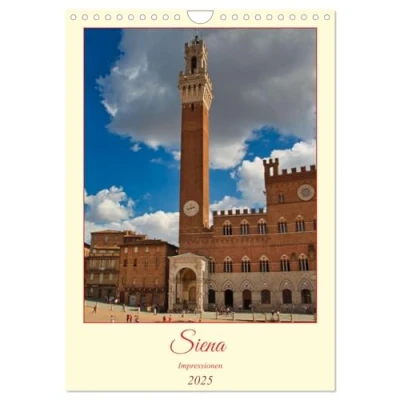 Abbildung von Siena Impressionen (Wandkalender 2025 DIN A4 hoch), CALVENDO Monatskalender