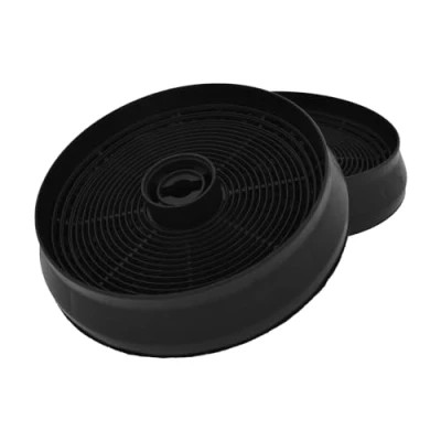 Abbildung von AllSpares Aktivkohlefilter für Dunstabzugshauben Respekta MIZ 2050 Refsta K25.1 Candy 49011548/ACM14 Whirlpool 484000008780/AMC145 Ø131mm