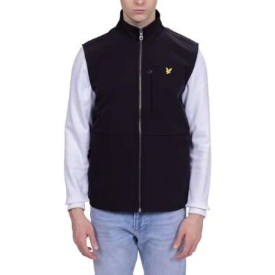 Abbildung von Lyle &amp; Scott Herren Weste mit Paspeltaschen, Schwarz , XL
