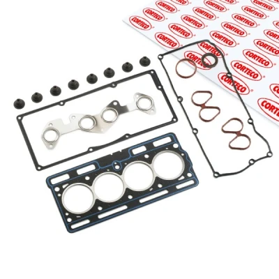 Abbildung von CORTECO 417987P Dichtungssatz, Zylinderkopf mit Zylinderkopfdichtung, Wellendichtring Nockenwelle, Ventilschaftabdichtung RENAULT: CLIO 2