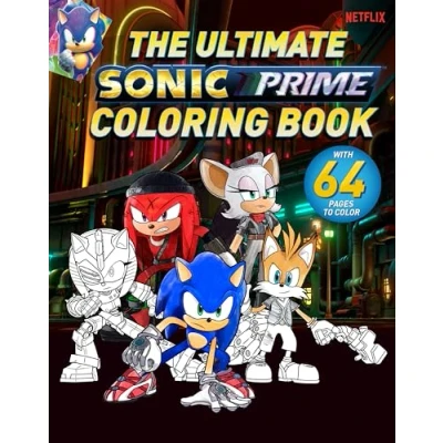 Abbildung von the Ultimate Sonic Prime Coloring Book (Sonic Hedgehog)
