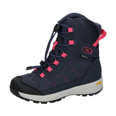 Abbildung von Brütting Snowboot/Winterstiefel für Kinder, Größe: 30, Marine pink Nylon