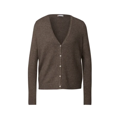Abbildung von Street One Damen 2515370 Kurzer Cardigan, Nomad Brown Mel, 46