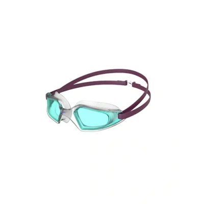 Abbildung von Speedo Schwimmbrille Hydropulse Junior Deep Plum/Clear/Light Blue, 100 % UV Schutz