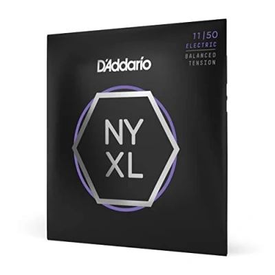 Abbildung von D&#039;Addario E Gitarren Saiten Gitarrensaiten Gitarre Premium DER BELIEBTESTEN SAITENMARKE NYXL1150 &quot;New York&quot; Stahl Medium (11 50) Balanced Tension