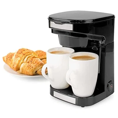 Abbildung von Nedis Reisekaffeemaschine Kleine 1 2 Tassen Kaffeemaschine + 2x Tasse Dauer Filter Coffee