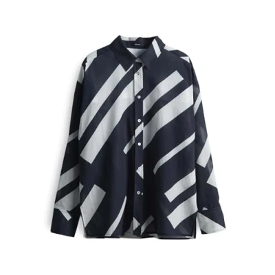 Abbildung von OPUS Hemdbluse, Damen, Größe: 36, Coal blue