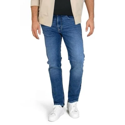 Abbildung von MAC Straight Jeans Arne in gepflegter Optik, mit Stretch