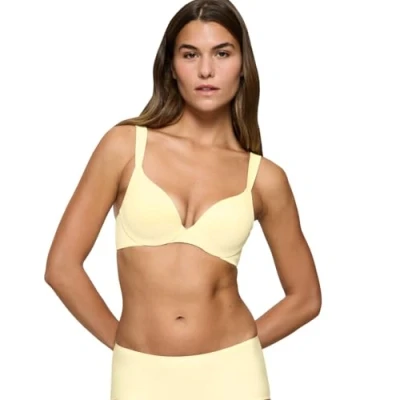 Abbildung von Triumph MAKE UP Illusion Pushup BH, Damen, Größe: 85B, Honey yellow