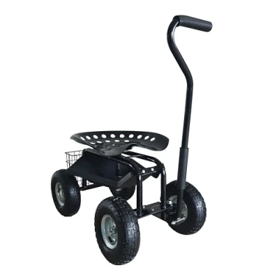 Abbildung von AG22 Fahrbarer Gartensitz Schwarz