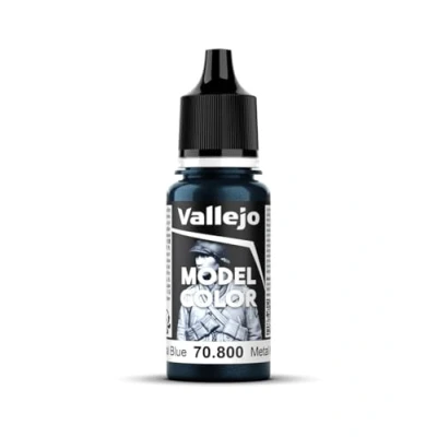 Abbildung von Vallejo, Model Color, Acrylfarbe, 17 ml Metallic Gunmetal Blue