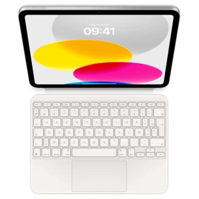 Abbildung von Apple Magic Keyboard Folio iPad 10.9 inch (10th Gen) AZERTY Weiß MQDP3F/A