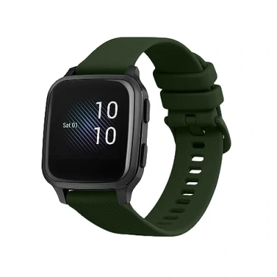 Abbildung von kwmobile Uhrenarmband Armband für Garmin Venu Sq Music / Sq, Ersatzarmband Fitnesstracker Fitness Band Silikon