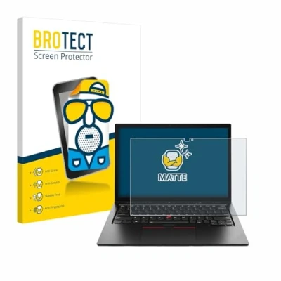 Abbildung von BROTECT Entspiegelungs Schutzfolie für Lenovo ThinkPad L13 2 in 1 Gen 5 Matte Displayschutz Folie, Anti Reflex, Fingerprint
