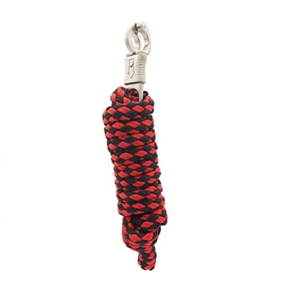 Abbildung von Pfiff 101933 Führstrick, Geflochten, Panikhaken, Rot Länge 210 cm