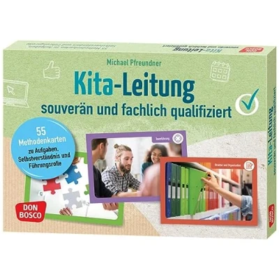 Abbildung von Kita Leitung souverän und fachlich qualifiziert: 55 Methodenkarten zu Aufgaben, Selbstverständnis Führungsrolle. Überblickswissen ... Teamentwicklung &amp; Qualitätsmanagement)