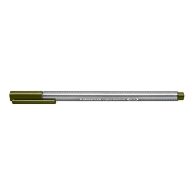 Abbildung von 10 x Staedtler Fineliner triplus 0,3mm olivgrün