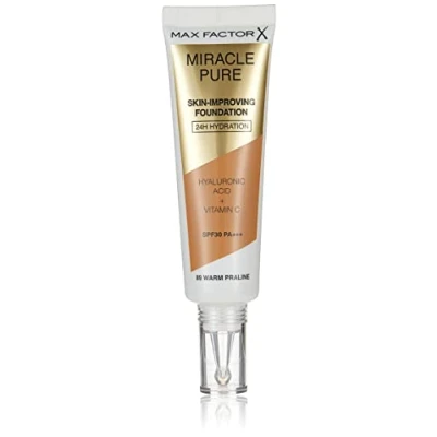 Abbildung von Max Factor Miracle Pure Skin Improving Foundation 89 Warm Praline