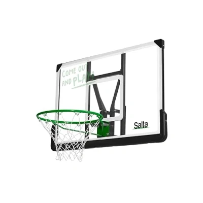 Abbildung von Salta Center Basketballbrett Wandmontage Basketballkorb mit Dunkring für Kinder und Erwachsene Outdoor Schwarz