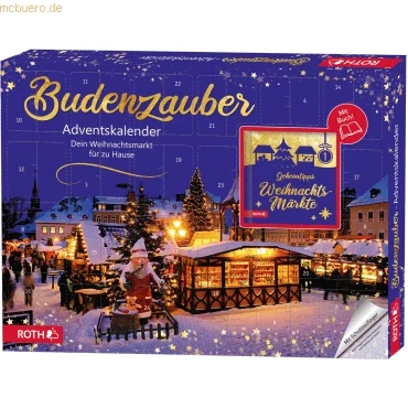 Abbildung von Roth Ideen ewige Kalender Adventskalender &#039;Budenzauber Adventskalender&#039; gefüllt