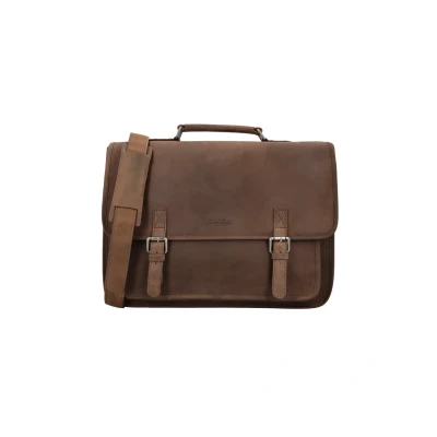 Abbildung von Gusti Leder Elmar Aktentasche, Größe: One Size, Walnut