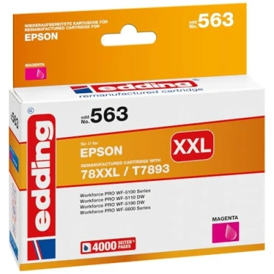 Abbildung von Edding Druckerpatrone kompatibel mit Epson T78XXL (T7893) magenta