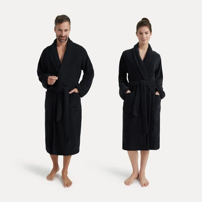 Abbildung von Möve Unisex Bademantel &quot;Basic&quot;, (1 St.), mit Schalkragen