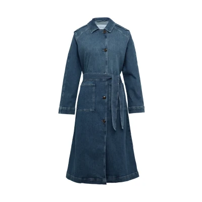 Abbildung von comma casual identity Klassischer Mantel, Damen, Größe: 32, Blau