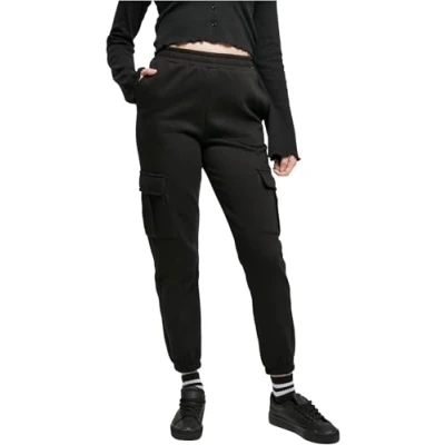 Abbildung von Urban Classics HIGH Waits Cargohose, Damen, Größe: Small, Black