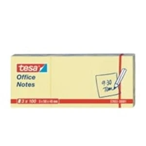 Abbildung von tesa Office Notes 50x40mm 3x100 gelb