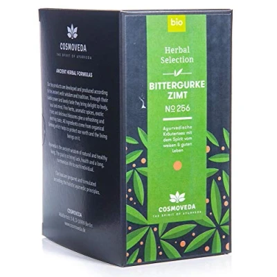 Abbildung von BIO Bittergurke Zimt Tee 25 x 1,8g von Cosmoveda