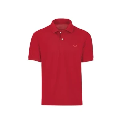 Abbildung von Trigema Herren 627601 Poloshirt, Rot (kirsch), S