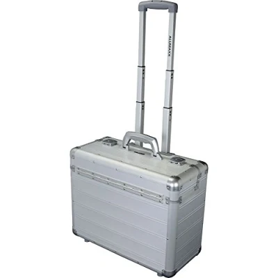 Abbildung von ALUMAXX Pilotenkoffer &quot;Discovery, siberfarben matt&quot;, 2 Rollen, aus Aluminium