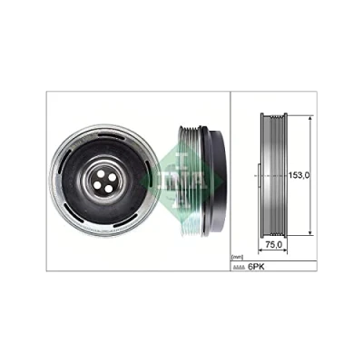 Abbildung von INA 544 0169 10 Kurbelwellenriemenscheibe 153,00 BMW: 2 Gran Tourer, Active X1, MINI: Schrägheck