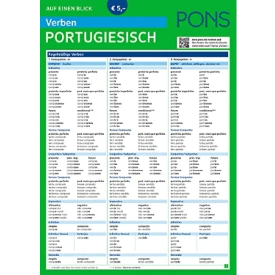 Abbildung von PONS Verben Auf einen Blick Portugiesisch (PONS Blick)