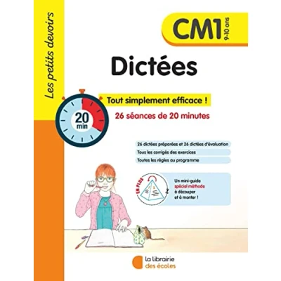 Abbildung von Les petits devoirs Dictées CM1: 26 séances de 20 minutes