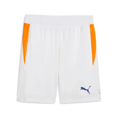 Abbildung von Puma Individual Padel kurze Sporthose, Herren, Größe: XXL, White vivid blue heat fire