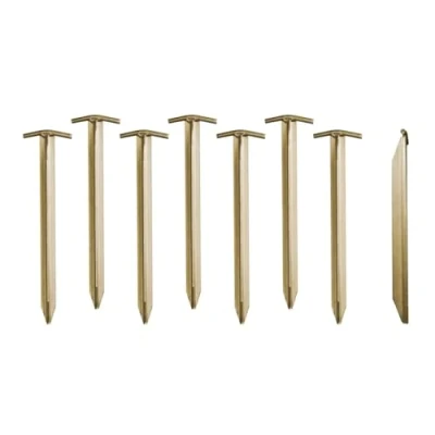 Abbildung von Zelt Heringe 8 x T Peg Camping Haken Outdoor Bodenanker Stahl