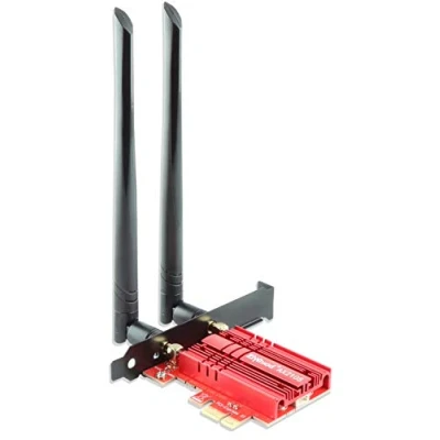 Abbildung von ZYT WLAN Karte, Intel AX210 Bluetooth5.2, Bis zu 5400Mbit/s Tri Bands(6G/5G/2.4G) PCIe WiFi 6 Karte für Windows 11/10(64bit)