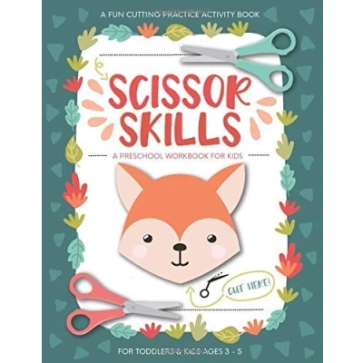 Abbildung von Scissor Skills Preschool Workbook for Kids: A Fun Cutting Practice Activity Book Toddlers and Kids ages 3 5: ... 40 Pages of Animals, Shapes Patterns